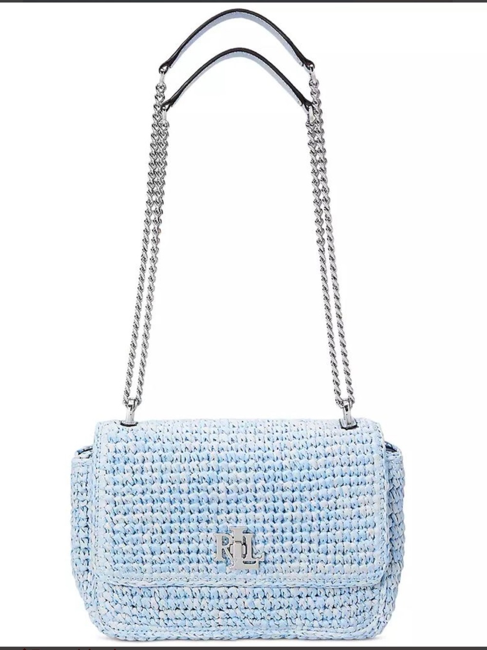 Ralph Lauren Woven Sophee Crossbody Bag